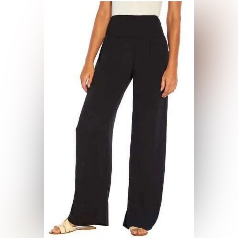 Three Dots Women's Pull On Casual Pants, Black XL - Picture 1 of 8